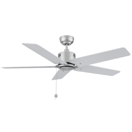 APEX 52 inch 5 - Blade No Light Ceiling Fan with Pull Chain - LEDMyPlace