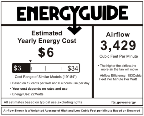 APPLETON 52 inch 5 - Blade Smart Ceiling Fan with LED Light Kit & Remote - LEDMyPlace