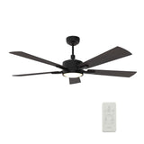 APPLETON 52 inch 5 - Blade Smart Ceiling Fan with Remote & LED Light Kit - LEDMyPlace