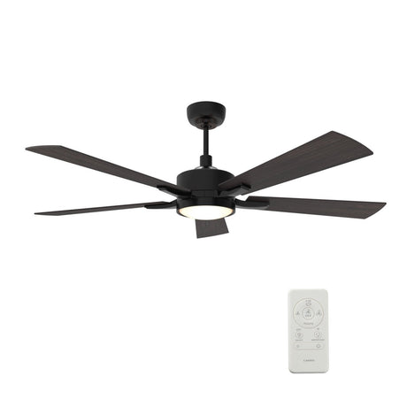 APPLETON 52 inch 5 - Blade Smart Ceiling Fan with Remote & LED Light Kit - LEDMyPlace