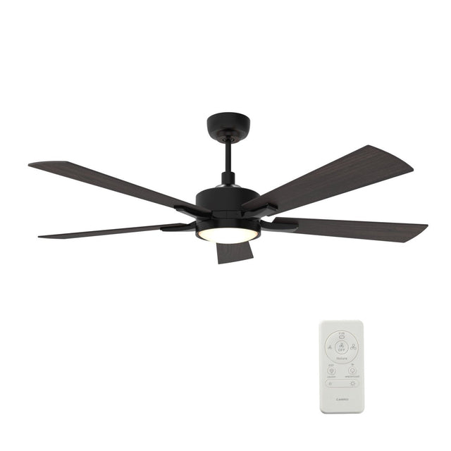 APPLETON 52 inch 5 - Blade Smart Ceiling Fan with Remote & LED Light Kit - LEDMyPlace