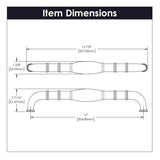 Appliance Pull 12 Inch Center to Center - Hickory Hardware - BUILDMYPLACE