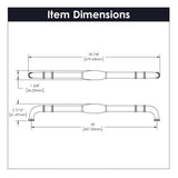 Appliance Pull 18 Inch Center to Center - Hickory Hardware - BUILDMYPLACE