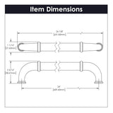 Appliance Pull - 24 Inch Center to Center - Hickory Hardware - BUILDMYPLACE