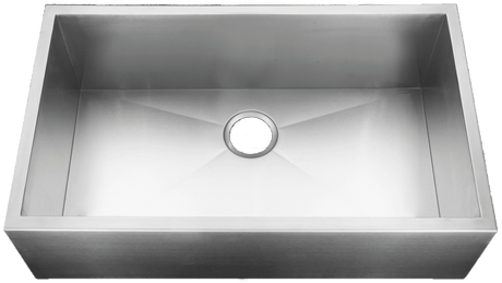 Apron Front Sink - Stainless Steel Apron Front Sink - 32" x 19" x 10" - BUILDMYPLACE