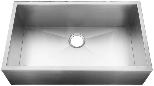 Apron Front Sink - Stainless Steel Apron Front Sink - 32" x 19" x 10" - BUILDMYPLACE