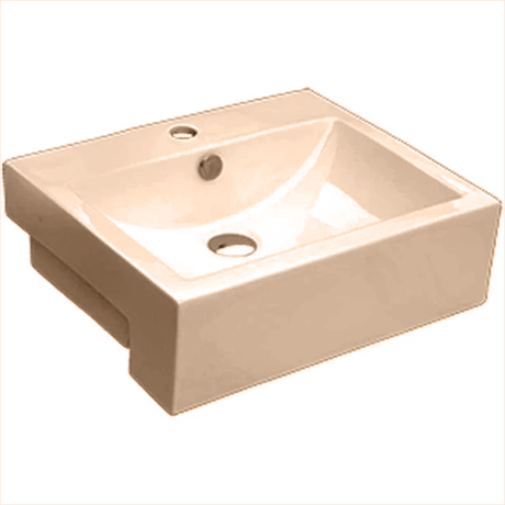 Apron Porcelain Rectangular Vessel Sink - BUILDMYPLACE