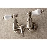 Aqua Vintage 3.4" Wall Mount Tub Faucet - BUILDMYPLACE