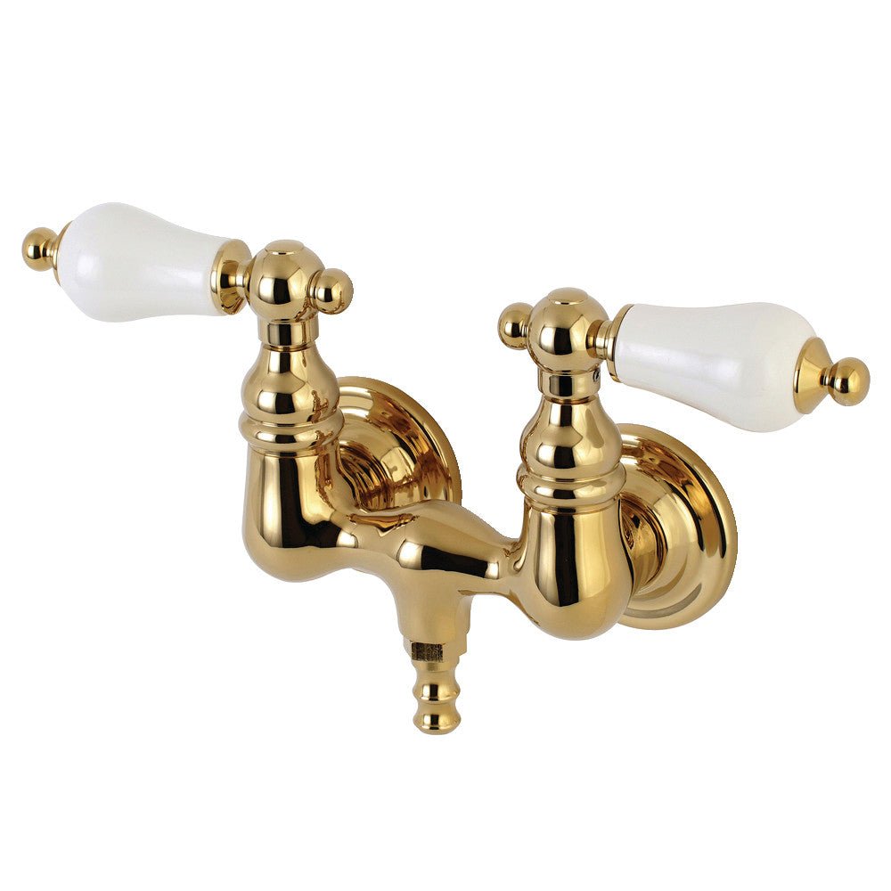 Aqua Vintage 3.4" Wall Mount Tub Faucet - BUILDMYPLACE