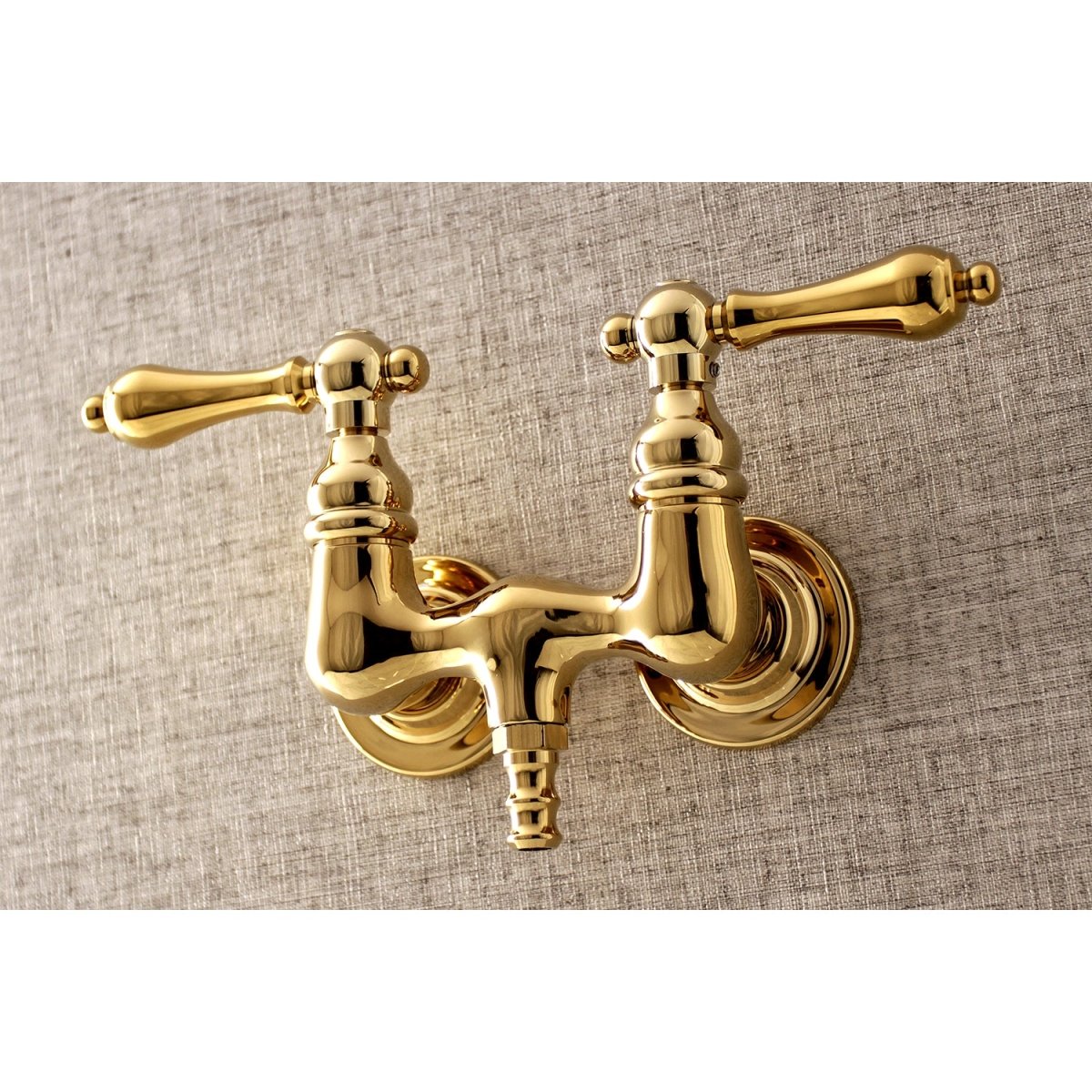 Aqua Vintage 3.4" Wall Mount Tub Faucet With Hand Shower - BUILDMYPLACE