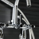 Aqua Vintage 7" Adjustable Wall Mount Clawfoot Tub Faucets - BUILDMYPLACE