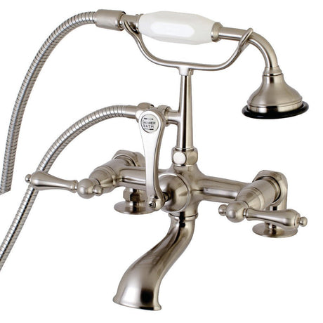 Aqua Vintage 7" Tub Faucet W/ Hand Shower - BUILDMYPLACE