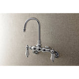 Aqua Vintage Adjustable Center Wall Mount Tub Faucet - BUILDMYPLACE