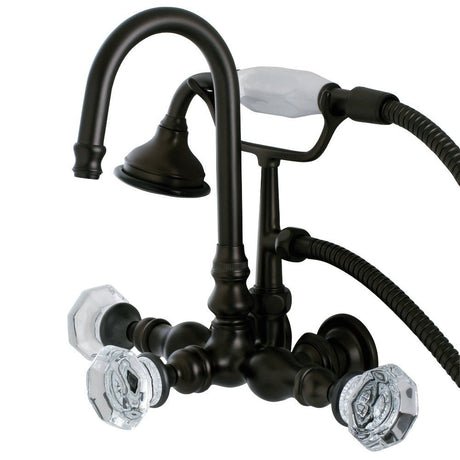 Aqua Vintage Celebrity Wall Mount Clawfoot Tub Faucet - BUILDMYPLACE