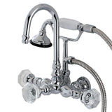 Aqua Vintage Celebrity Wall Mount Clawfoot Tub Faucet - BUILDMYPLACE