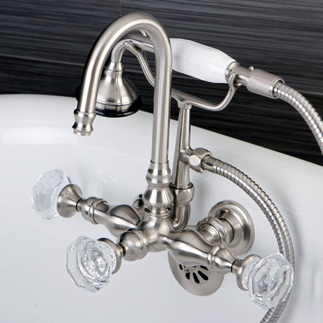 Aqua Vintage Celebrity Wall Mount Clawfoot Tub Faucet - BUILDMYPLACE