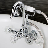 Aqua Vintage Celebrity Wall Mount Clawfoot Tub Faucet - BUILDMYPLACE