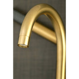 Aqua Vintage Concord 7" Adjustable Wall Mount Tub Faucet With Cross Handles - BUILDMYPLACE