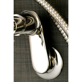 Aqua Vintage Concord 7" Adjustable Wall Mount Tub Faucet With Cross Handles - BUILDMYPLACE