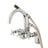 Aqua Vintage Concord 7" Adjustable Wall Mount Tub Faucet With Cross Handles - BUILDMYPLACE