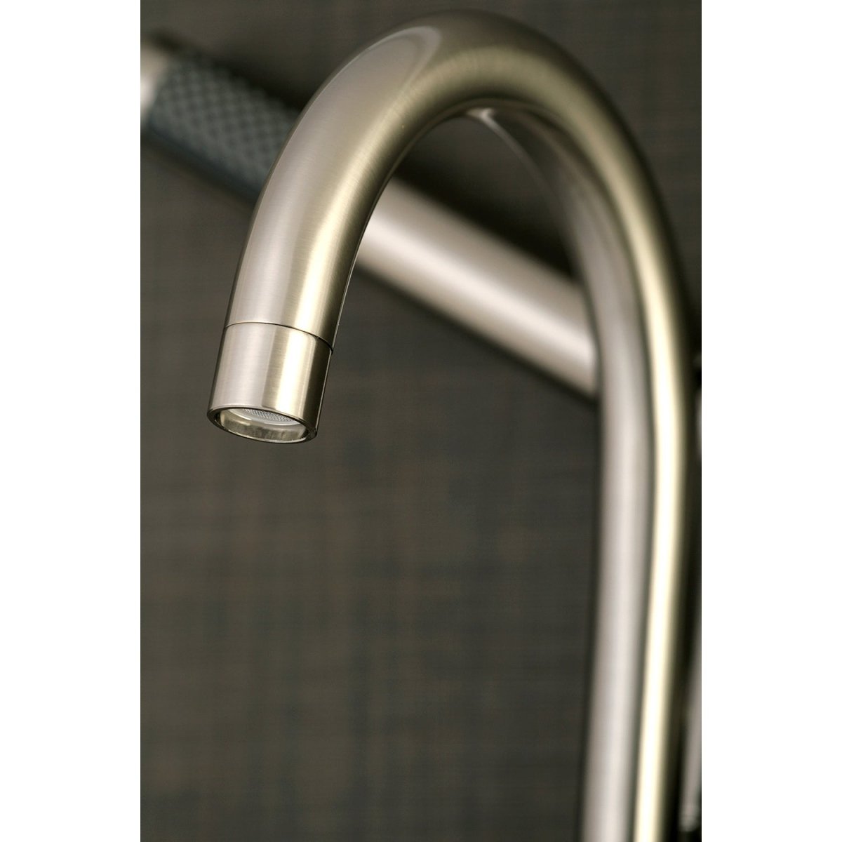 Aqua Vintage Concord 7" Adjustable Wall Mount Tub Faucet With Cross Handles - BUILDMYPLACE