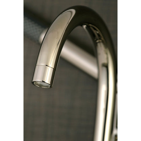 Aqua Vintage Concord 7" Adjustable Wall Mount Tub Faucet With Lever Handles - BUILDMYPLACE