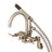 Aqua Vintage Concord 7" Adjustable Wall Mount Tub Faucet With Lever Handles - BUILDMYPLACE