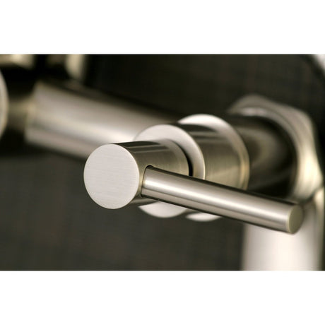 Aqua Vintage Concord 7" Adjustable Wall Mount Tub Faucet With Lever Handles - BUILDMYPLACE
