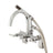 Aqua Vintage Concord 7" Adjustable Wall Mount Tub Faucet With Lever Handles - BUILDMYPLACE