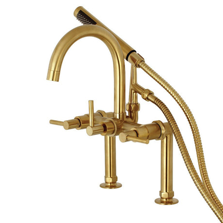 Aqua Vintage Concord 7" Deck Mount Clawfoot Tub Faucet - BUILDMYPLACE