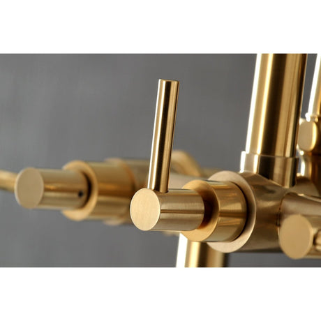 Aqua Vintage Concord 7" Deck Mount Clawfoot Tub Faucet - BUILDMYPLACE