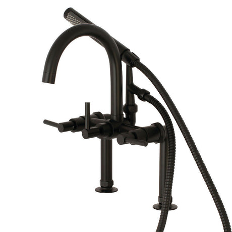 Aqua Vintage Concord 7" Deck Mount Clawfoot Tub Faucet - BUILDMYPLACE
