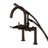 Aqua Vintage Concord 7" Deck Mount Clawfoot Tub Faucet - BUILDMYPLACE