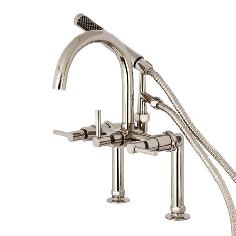 Aqua Vintage Concord 7" Deck Mount Clawfoot Tub Faucet - BUILDMYPLACE