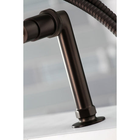 Aqua Vintage Concord 7" Deck Mount Clawfoot Tub Faucet - BUILDMYPLACE