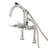 Aqua Vintage Concord 7" Deck Mount Clawfoot Tub Faucet - BUILDMYPLACE