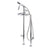 Aqua Vintage Concord Freestanding Tub Faucet With Supply Line, Stop Valve - BUILDMYPLACE