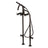 Aqua Vintage Concord Freestanding Tub Faucet With Supply Line, Stop Valve - BUILDMYPLACE