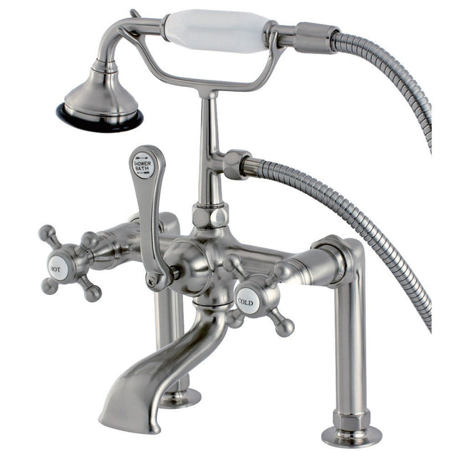 Aqua Vintage Country Deck Mount Clawfoot Tub Faucet - BUILDMYPLACE