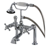 Aqua Vintage Country Deck Mount Clawfoot Tub Faucet - BUILDMYPLACE