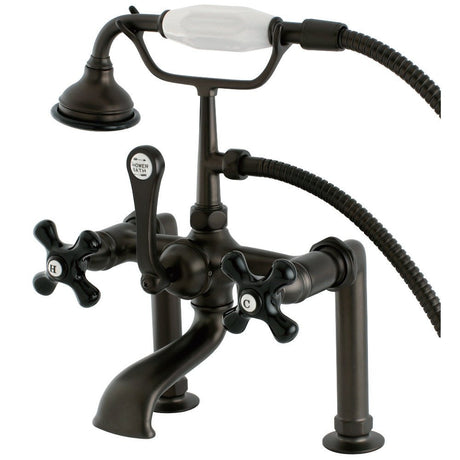 Aqua Vintage Duchess Deck Mount Clawfoot Tub Faucet - BUILDMYPLACE