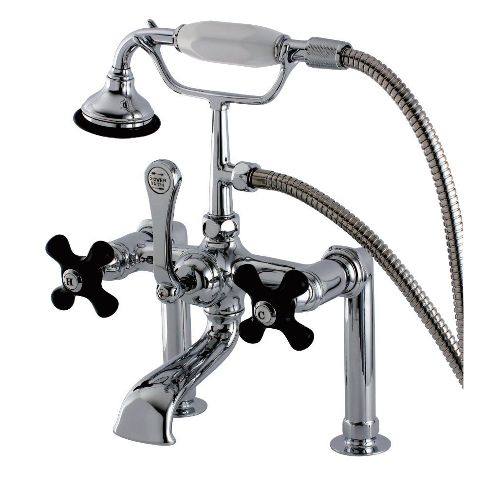 Aqua Vintage Duchess Deck Mount Clawfoot Tub Faucet - BUILDMYPLACE