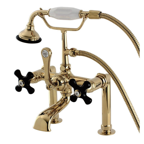 Aqua Vintage Duchess Deck Mount Clawfoot Tub Faucet - BUILDMYPLACE