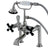 Aqua Vintage Duchess Deck Mount Clawfoot Tub Faucet - BUILDMYPLACE
