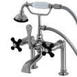 Aqua Vintage Duchess Deck Mount Clawfoot Tub Faucet - BUILDMYPLACE