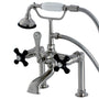 Aqua Vintage Duchess Deck Mount Clawfoot Tub Faucet - BUILDMYPLACE