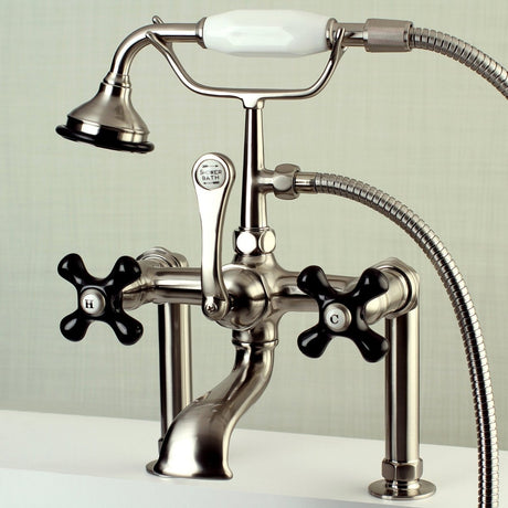 Aqua Vintage Duchess Deck Mount Clawfoot Tub Faucet - BUILDMYPLACE