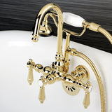 Aqua Vintage Heirloom Wall Mount Clawfoot Tub Faucet - BUILDMYPLACE