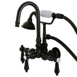 Aqua Vintage Heirloom Wall Mount Clawfoot Tub Faucet - BUILDMYPLACE