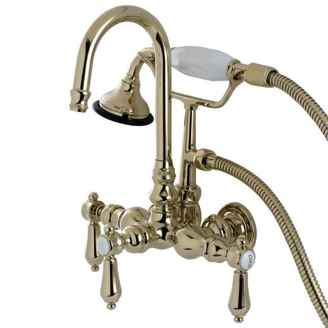 Aqua Vintage Heirloom Wall Mount Clawfoot Tub Faucet - BUILDMYPLACE